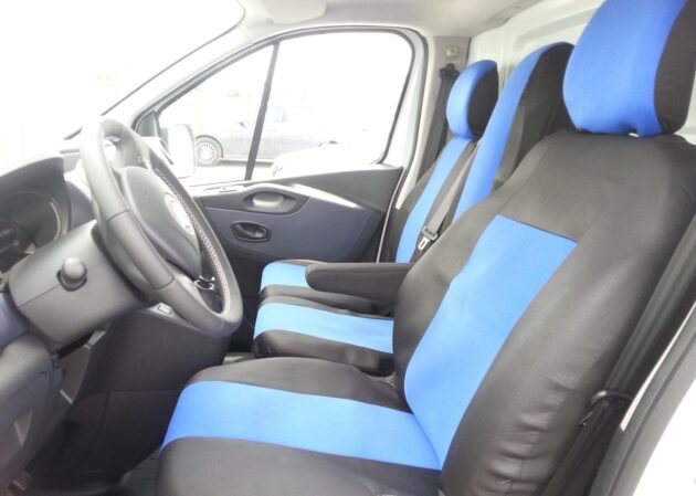 по Модели 2+1 Калъфи тапицерия за предни седалки за Опел Виваро Opel Vivaro Рено Трафик Renault Trafic 2014+ Joto Auto