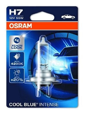 LED Kрушки 1 Брой Халогенна крушка за фар Osram H7 Cool Blue Intense, до 20%, 12V, 55W Joto Auto