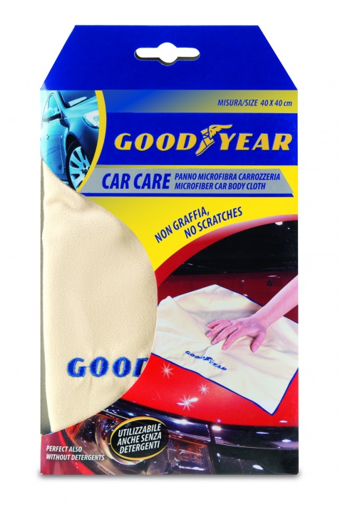 Автокозметика Мека универсална микрофибърна кърпа за избърсване подсушаване и почистване на замърсявания 40 x 40 cm Goodyear Гудиър Joto Auto