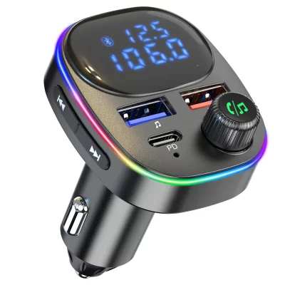USB FM Трансмитер DIVA – BT1525, Handsfree, MP3, Charging, Bluetooth, Черен Joto Auto