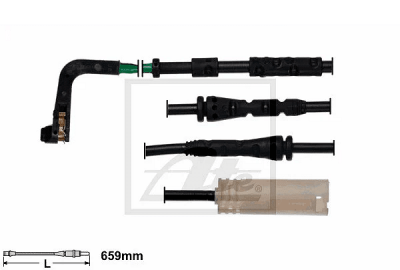 Накладки Предупредителен контакт, износване на спирачните накладки за BMW ATE 24.8190-0271.2 Joto Auto Накладки Предупредителен контакт, износване на спирачните накладки за BMW ATE 24.8190-0271.2 Joto Auto